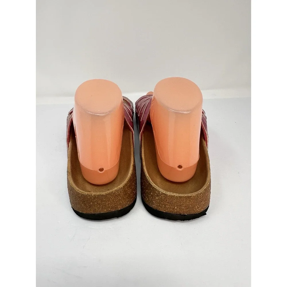 Birkenstock Betula Grenada Sandals Womens Sz 9 Pink Metallic Patent Leather
